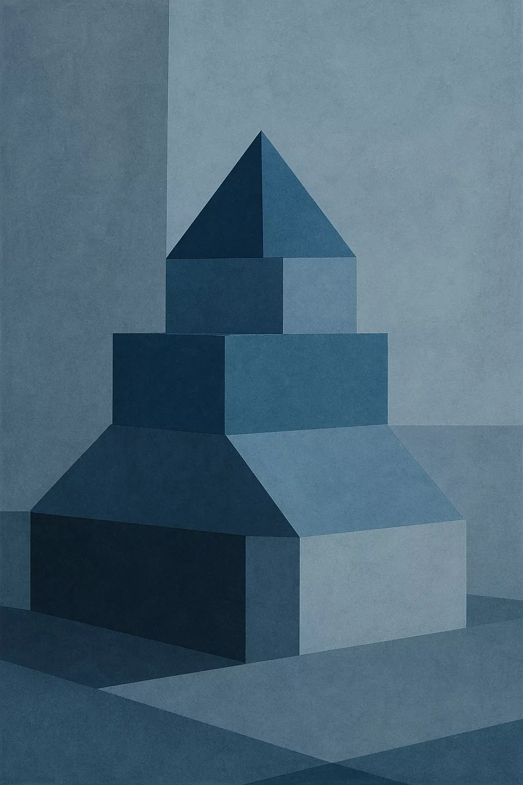 An abstract ai generated illustration for Liminal Partners, succession planning in Cleveland, Ohio